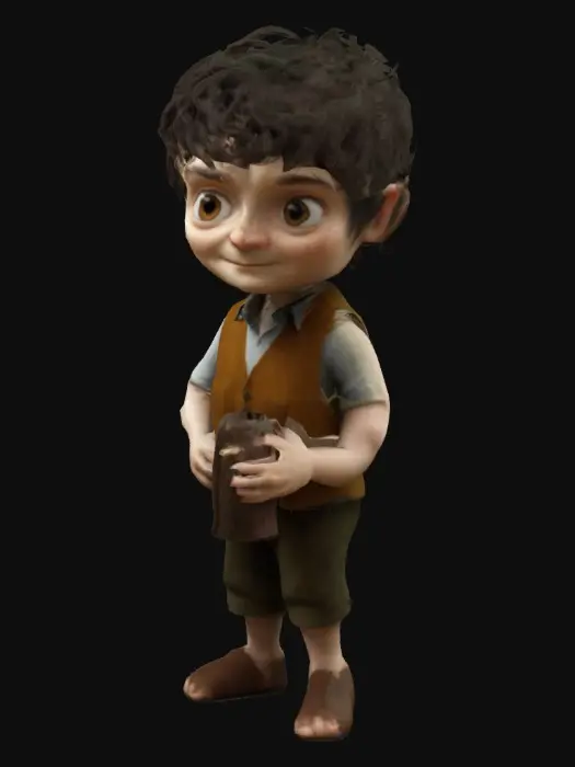 3D model for hobbit avatar