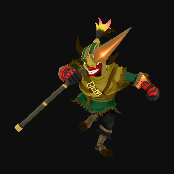 3D model for un bokoblin dans zelda totk