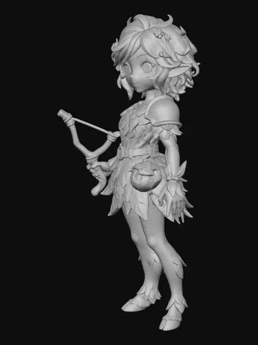 3D model for Leaf Warrior