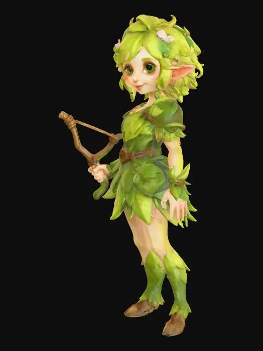 3D model for Leaf Warrior