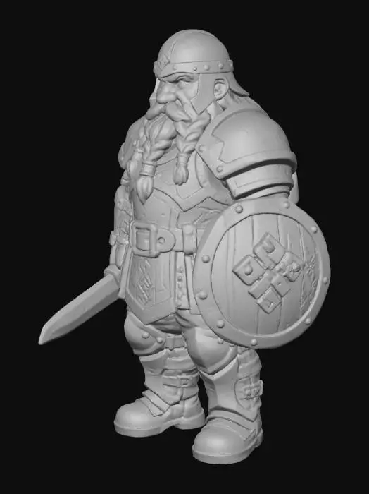 3D model for Dwarf Soldier.webp