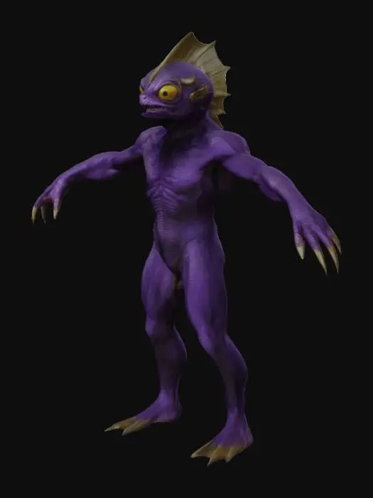 3D model for Sahuagin