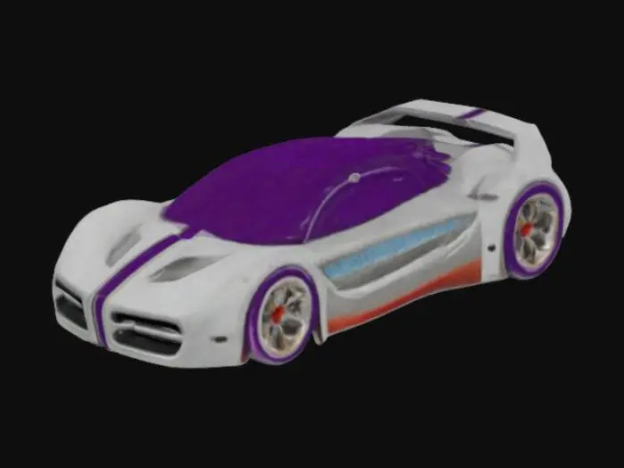 3D model for Purple Racer