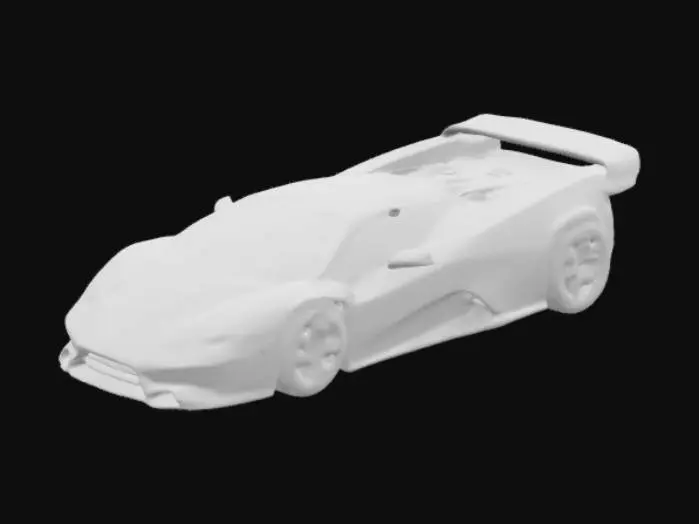 3D model for Golden Supercar
