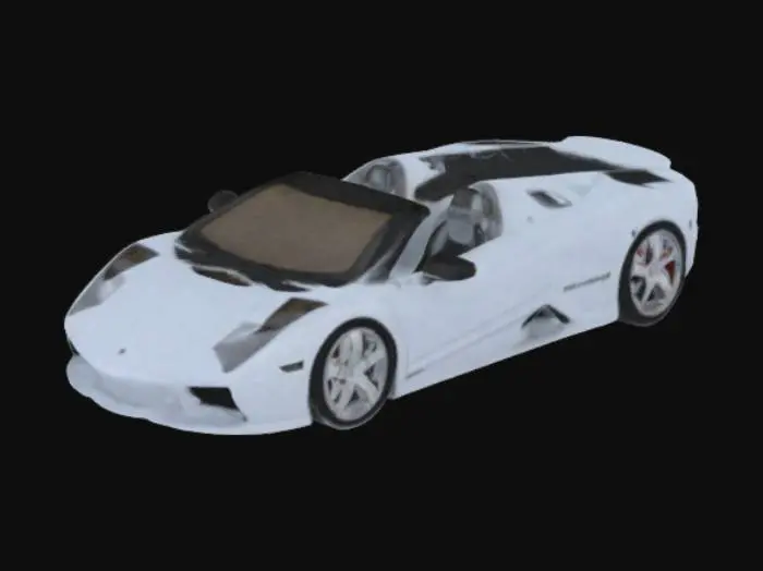 3D model for White Roadster