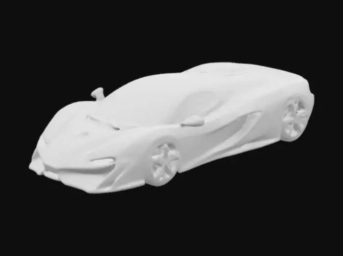 3D model for Futuristic Sports Car