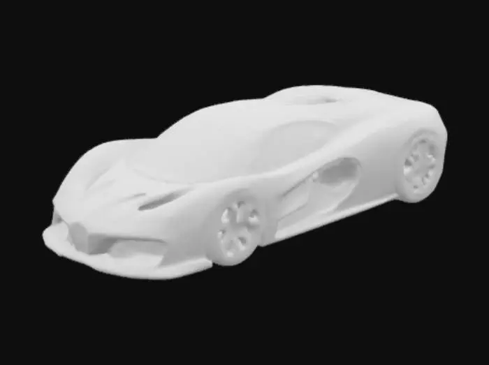 3D model for Futuristic Supercar