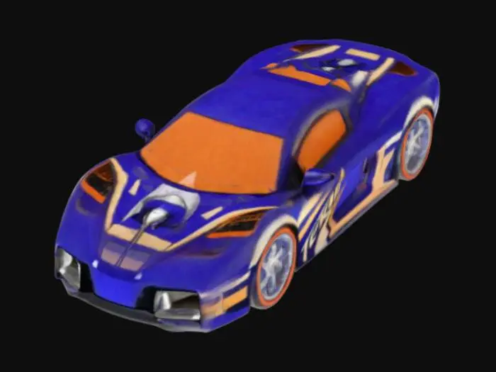 3D model for Blue Racer
