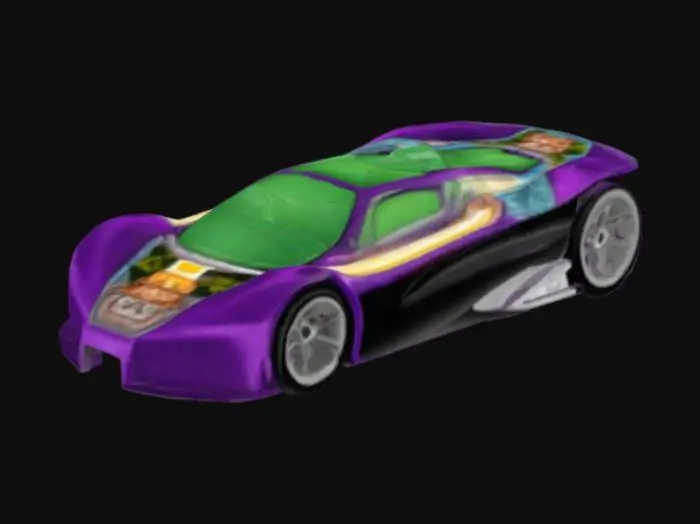 3D model for Purple Racer