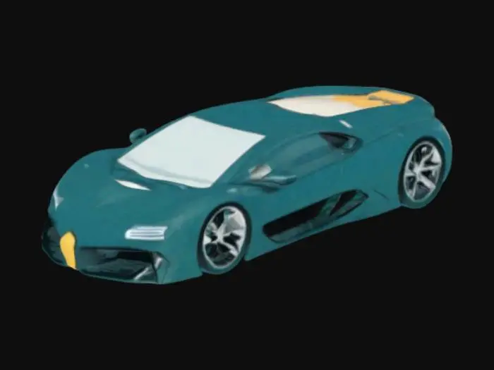 3D model for Futuristic Sports Car