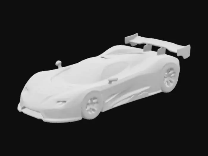 3D model for Blue Racer