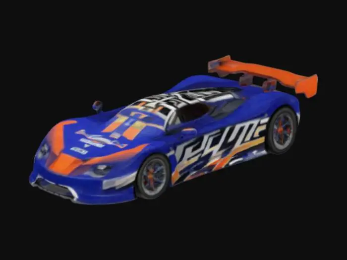 3D model for Blue Racer