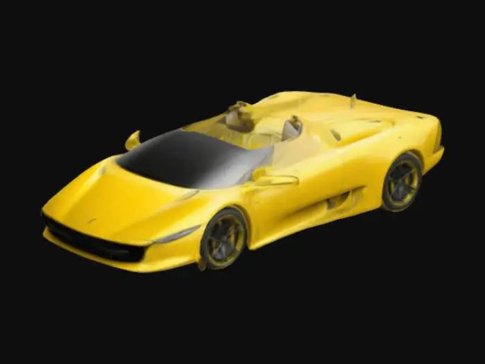 3D model for Lamborghini D - Barcheta
