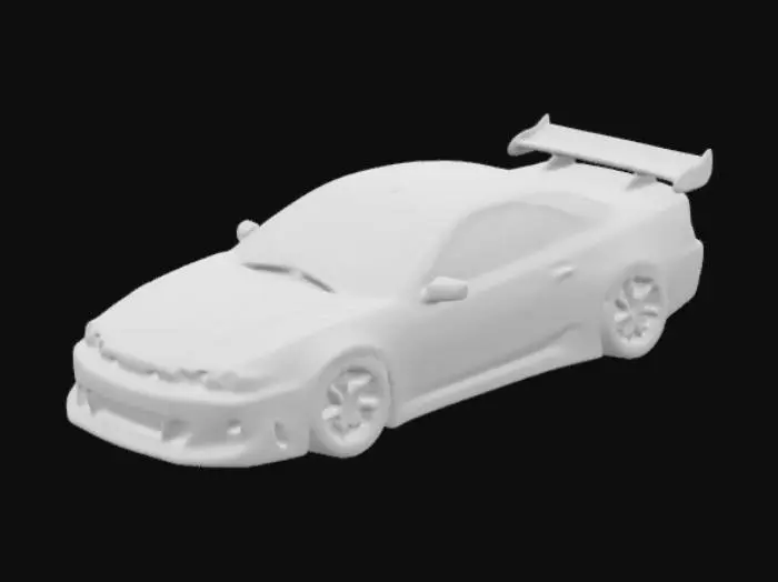 3D model for Green Racer