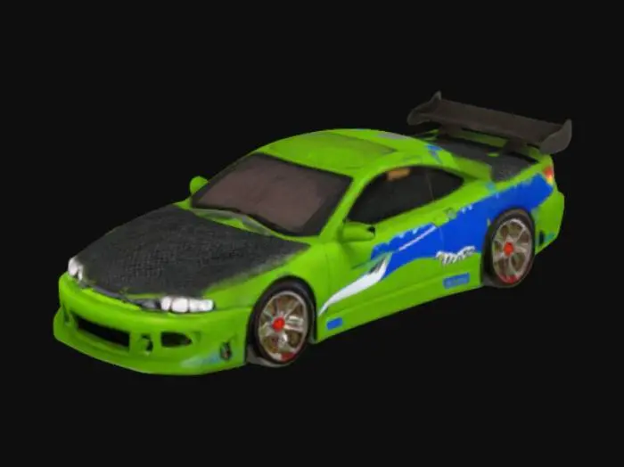3D model for Green Racer