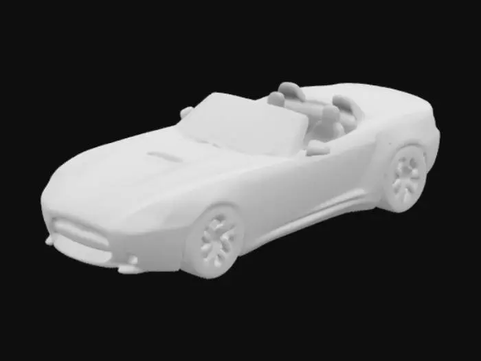 3D model for Silver Roadster