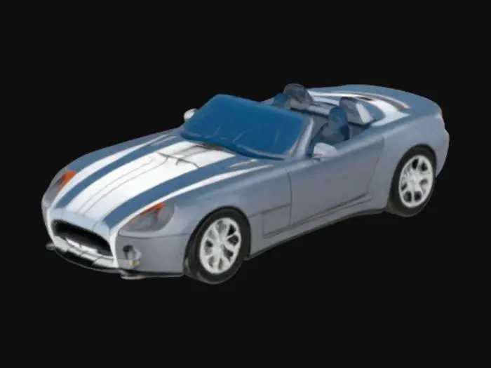 3D model for Silver Roadster