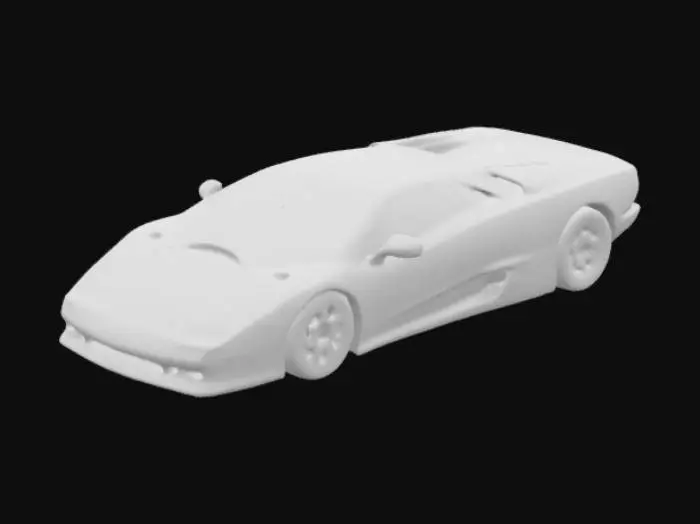 3D model for Red Sports Car