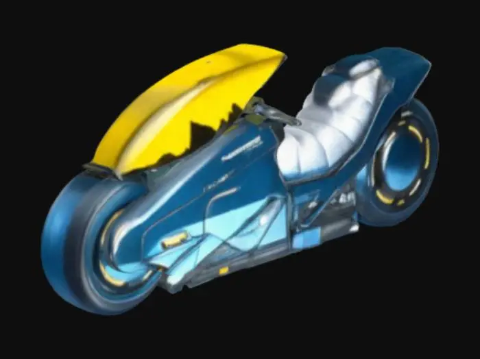 3D model for Futuristic Motorcycle Design