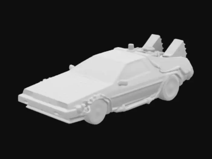3D model for Time Machine Car