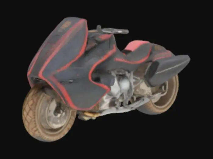 3D model for Futuristic Motorcycle