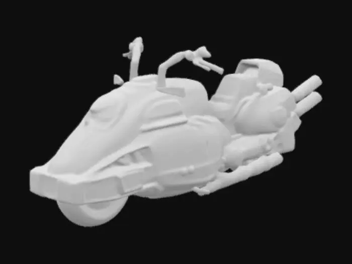 3D model for Futuristic Hoverbike