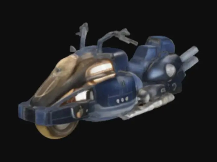 3D model for Futuristic Hoverbike