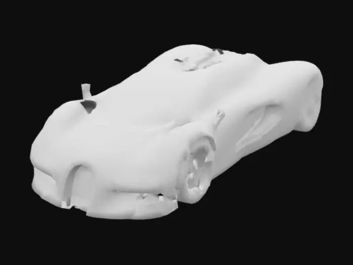 3D model for Red Supercar