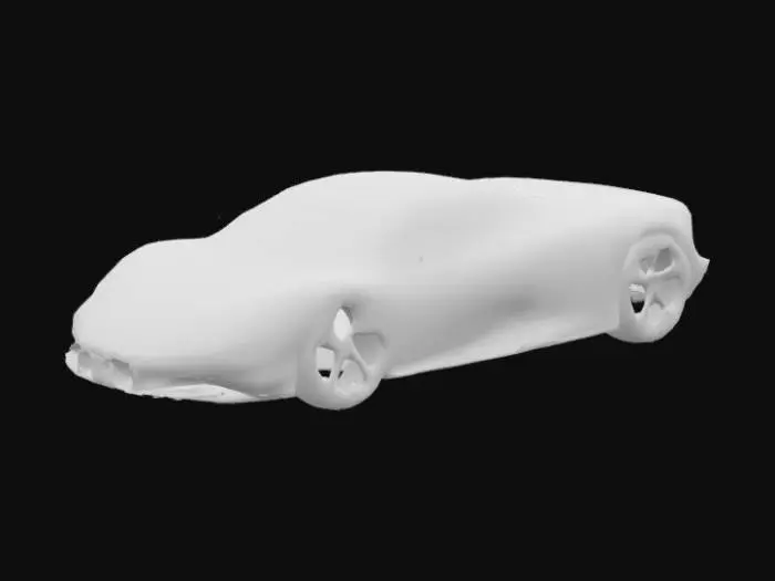 3D model for Futuristic Emerald Speedster