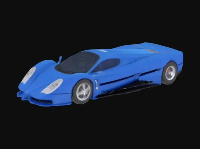 3D model for Blue Racer