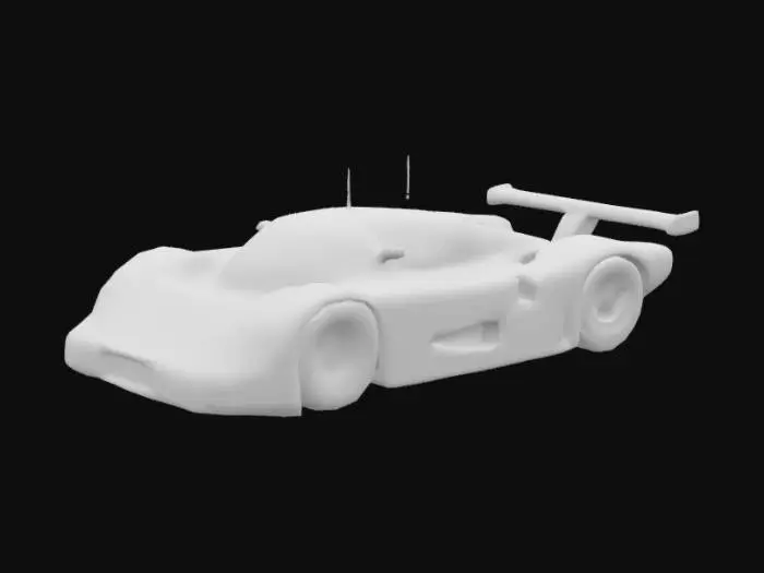 3D model for Mercedes Race Car Model
