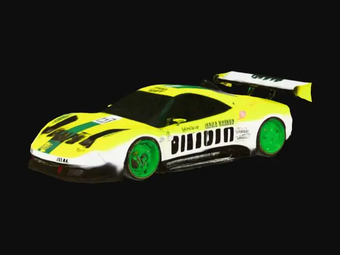 3D model for Honda Race Car GT500