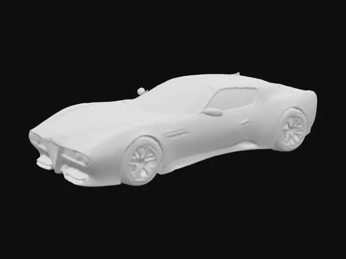 3D model for Elegant Red Speedster