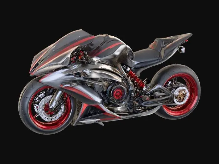 3D model for SSC Ultimate Aero Motorcycle