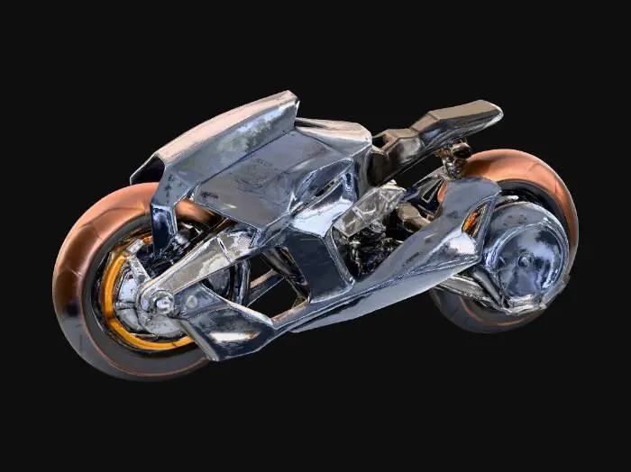 3D model for Futuristic Bike Design
