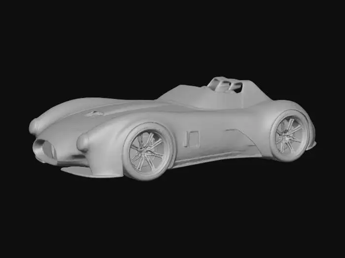 3D model for Blue Roadster