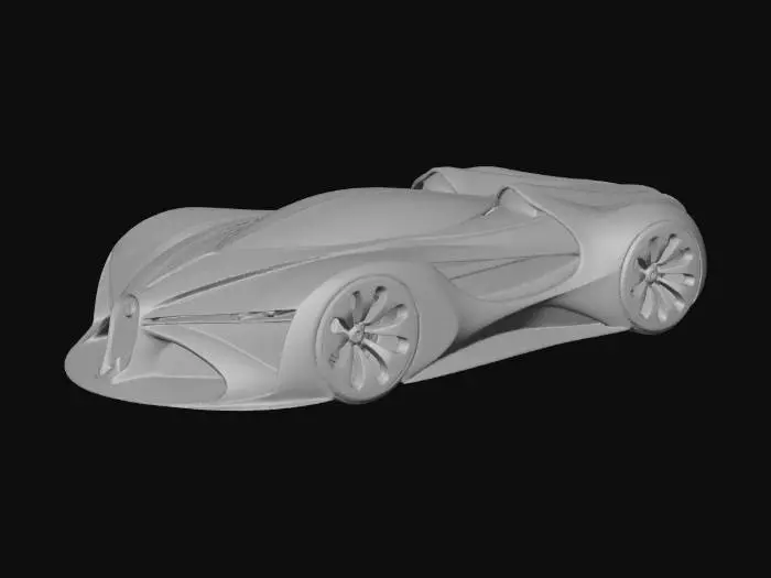 3D model for Bugatti Vision GT