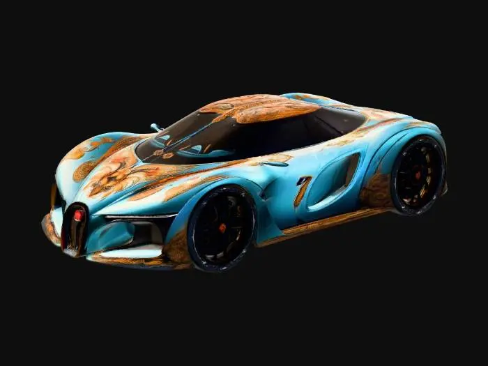 3D model for Dragon Crest Bugatti