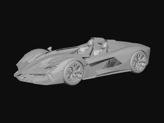 3D model for Lamborghini Terzo Millennio Barchetta