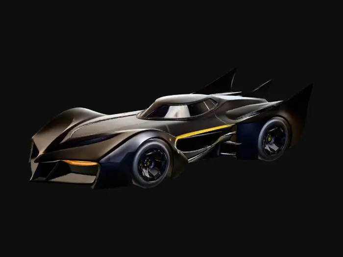 3D model for Midnight Shadow Hypercar