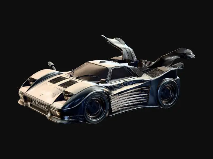 3D model for Midnight Prancing Horse