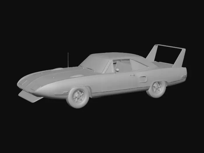 3D model for Flaming Plymouth SuperBird