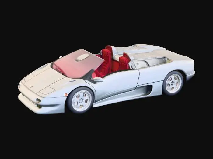 3D model for Silver Lamborghini Koenig
