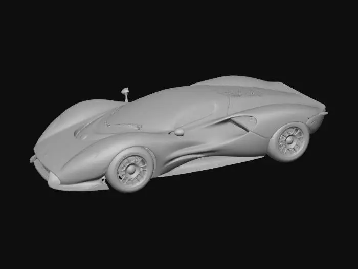 3D model for De Tomaso P72