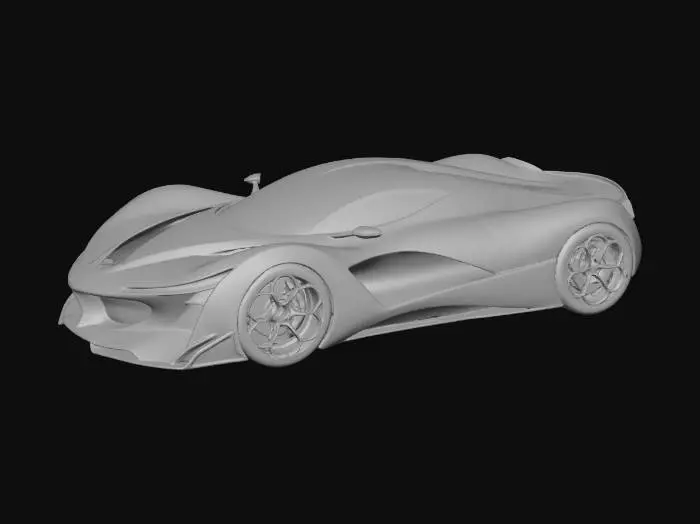3D model for Peugeot RCZ Concept
