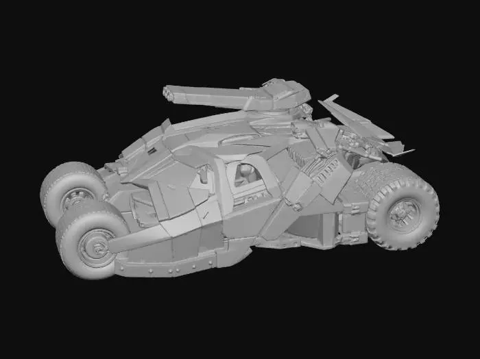 3D model for Tumbler + Turret