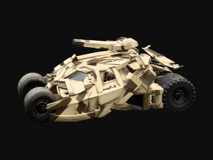 3D model for Tumbler + Turret