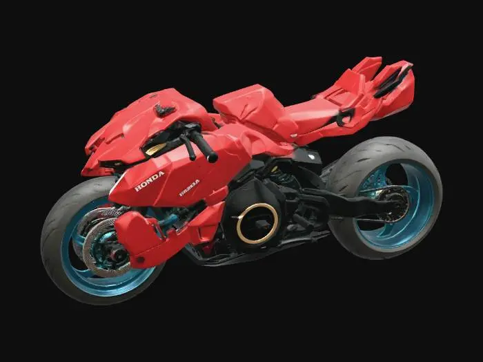 3D model for Honda CBR 2000
