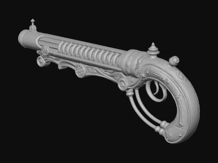 3D model for The Arcane Coilgun Ethershock Rifle