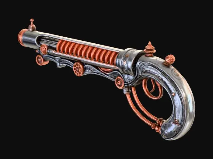 3D model for The Arcane Coilgun Ethershock Rifle